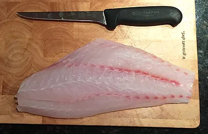 Grouper with Cucumber Salad and Soy-Mustard Dressing