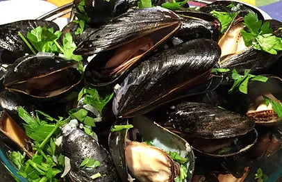 Pan-Roasted Mussels with ‘Nduja