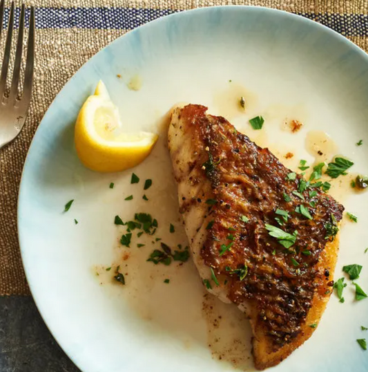 Pan Roasted Fish Fillets With Herb Butter