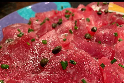 Tuna Crudo with Capers