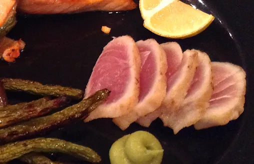 Seared Tuna with a Ginger-Garlic Marinade