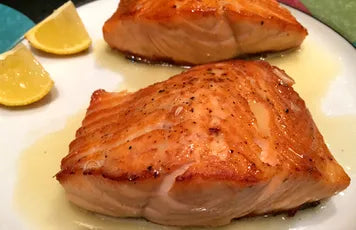 Grilled Salmon with Tarragon Butter