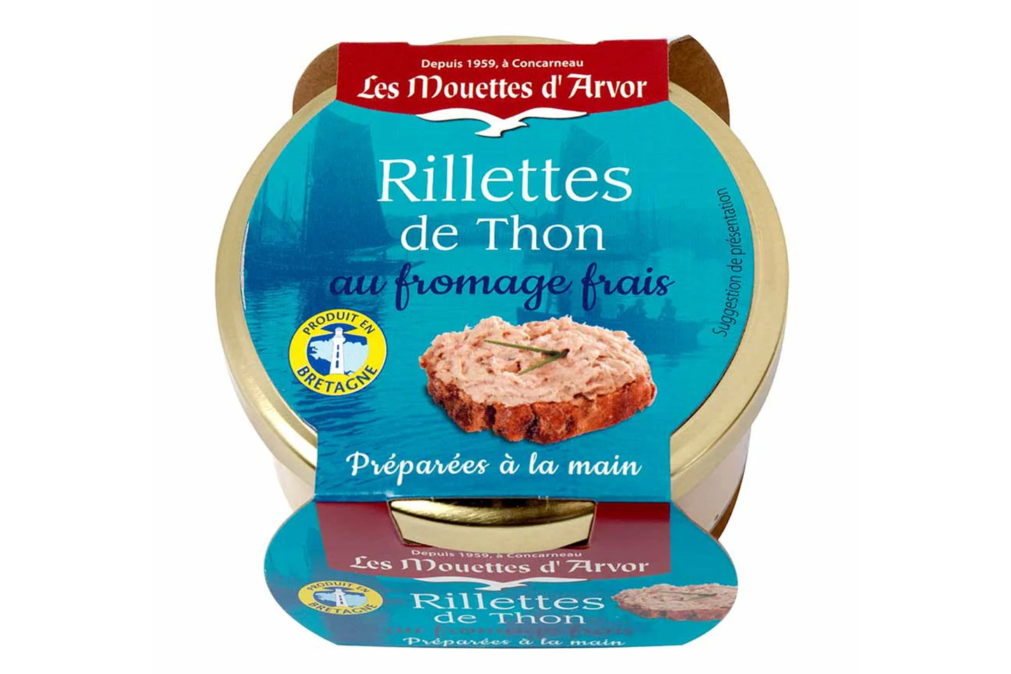 Rillettes with Tuna and creamy cheese